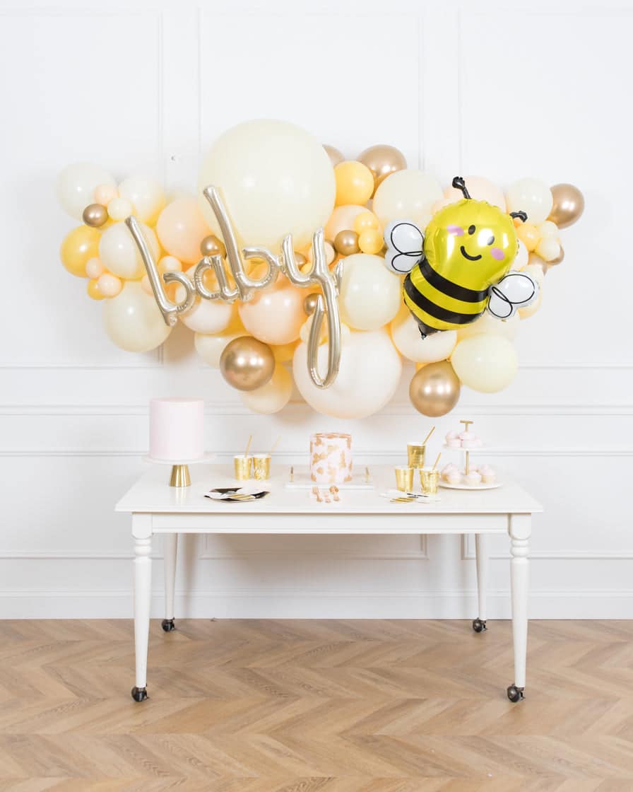 Bee Theme - BABY Balloon Backdrop Install Piece