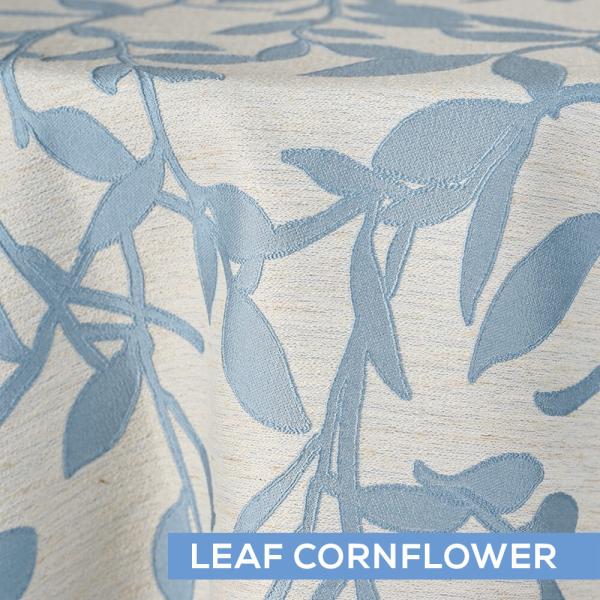 Cornflower Elf Leaf Tablecloth by Eastern Mills – Many Size Options | Rental