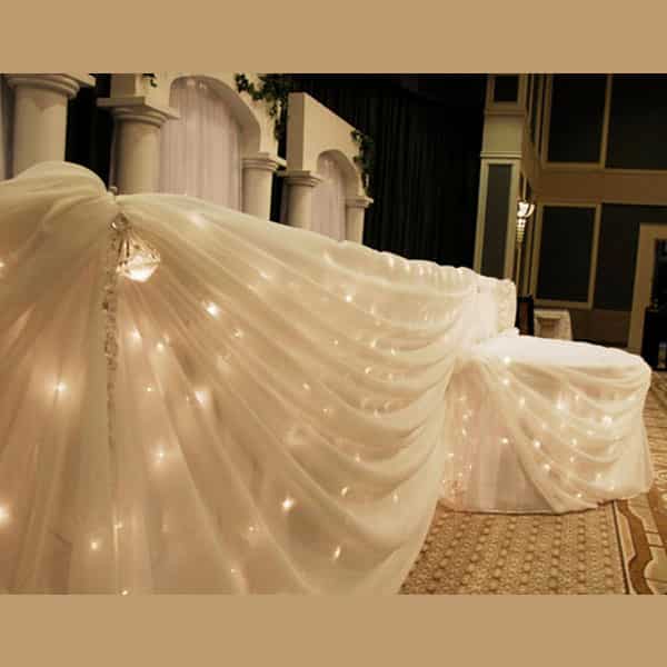 Fairy Light Head Table Decoration Kit - 8 Foot (4 Person)