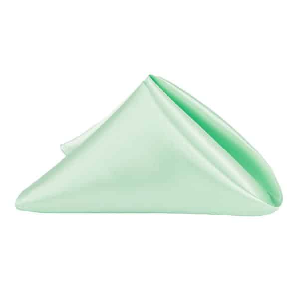 Sleek Satin Napkin 20"x20" - Mint Green