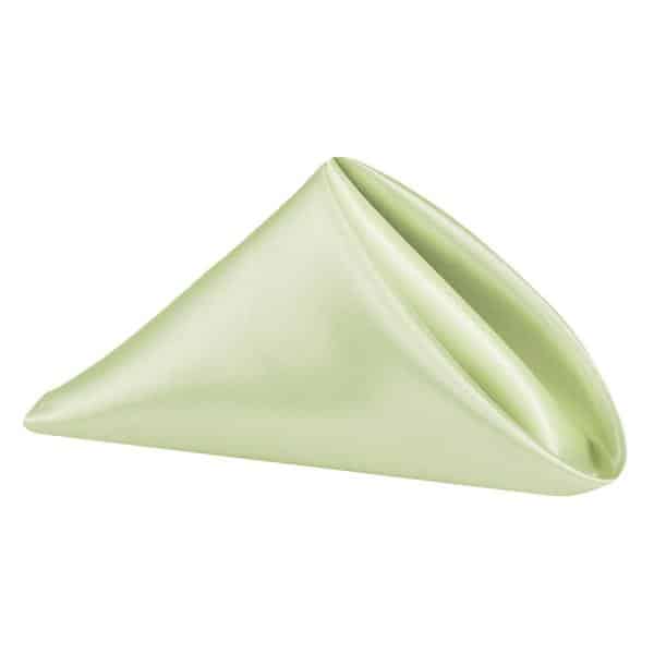 Sleek Satin Napkin 20"x20" - Sage Green
