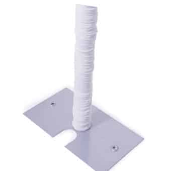 10ft Spandex Pole Cover (for upright 8ft & under) - White