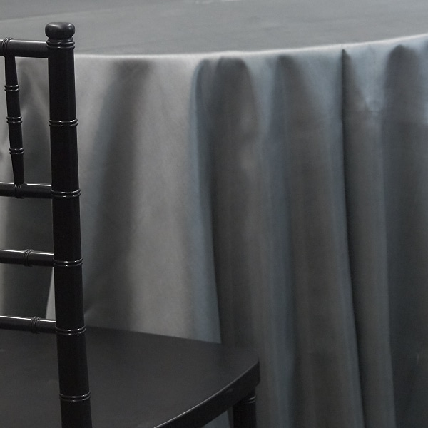 CHARCOAL - *FR* Taffeta Tablecloth by Eastern Mills - Many Size Options