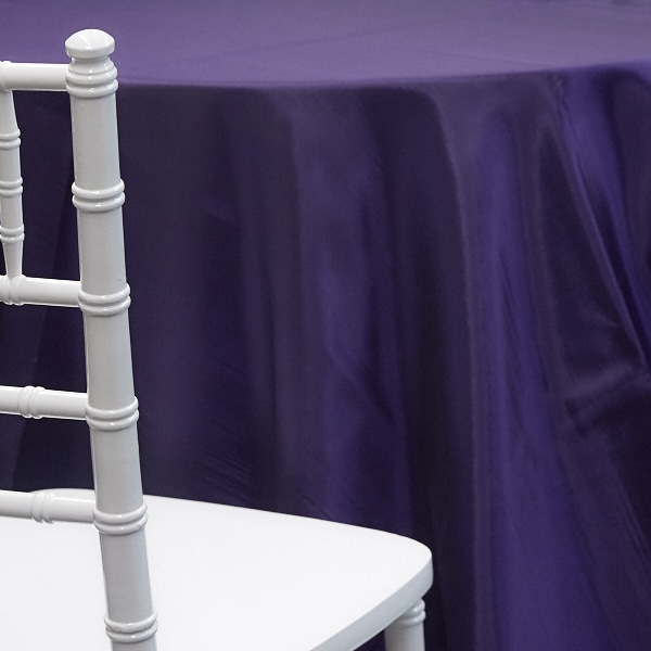 DARK PURPLE - *FR* Taffeta Tablecloth by Eastern Mills - Many Size Options