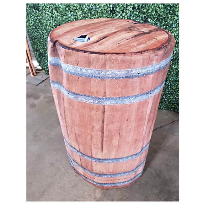 Water Ballast Cover with Wine Barrel Print | Rental