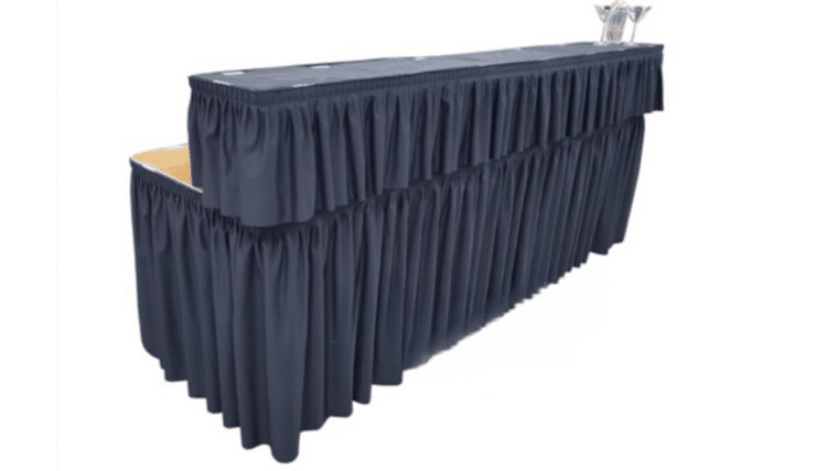 Part – 6′ Bar with Skirting (Skirting In Black) | Rental
