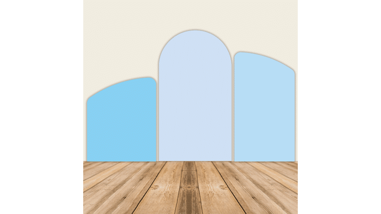 Blue Round Arch Backdrop | Rental Blue Round Arch Backdrop | Rental