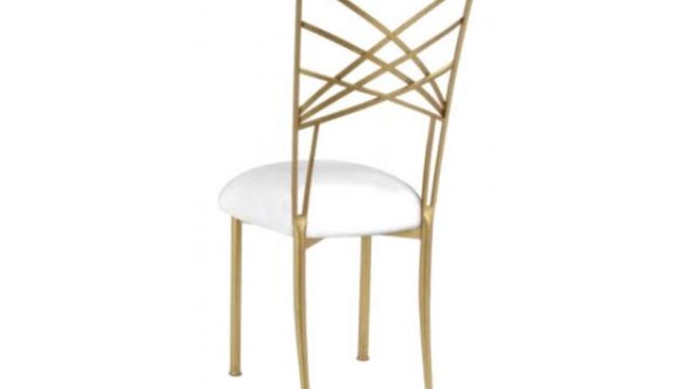 Chameleon Fanfare Chair – Gold w/White Pad | Rental Chameleon Fanfare Chair – Gold w/White Pad | Rental