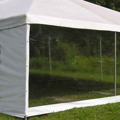 7′ x 20′ Clear Sidewall Tent Panel with Side Release | Rental