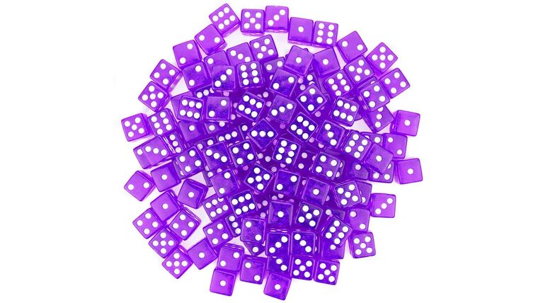 Part – 16mm Purple Rounded Brybelly Casino Dice | Rental