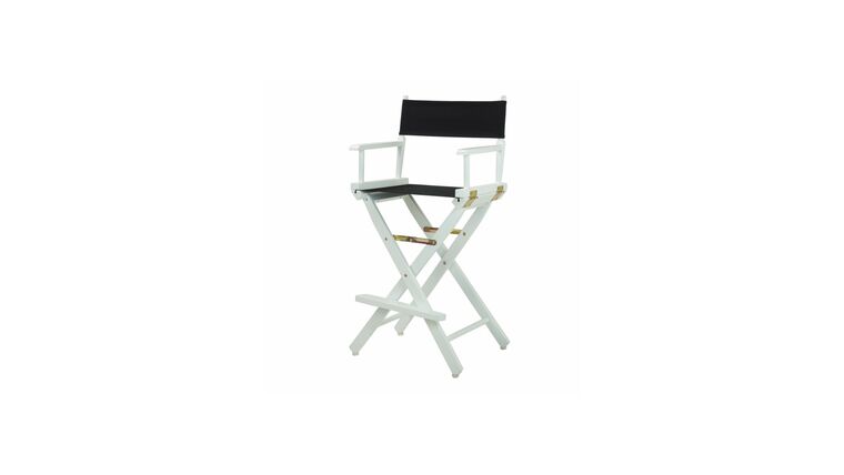 Directors Chair – White Wood Bar Height Directors Chair (Frame Only) – 30″ | Rental Directors Chair – White Wood Bar Height Directors Chair (Frame Only) – 30″ | Rental