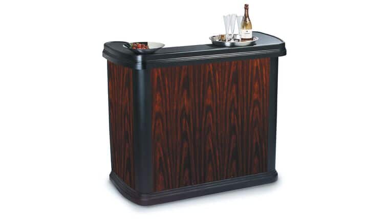 4′ ABS Plastic Deluxe Portable Bar – Cherry | Rental 4′ ABS Plastic Deluxe Portable Bar – Cherry | Rental