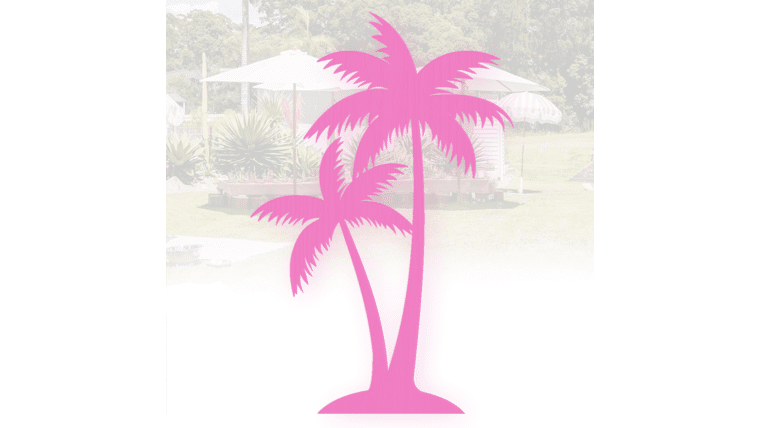 Barbie Double Palm Tree – Large | Rental