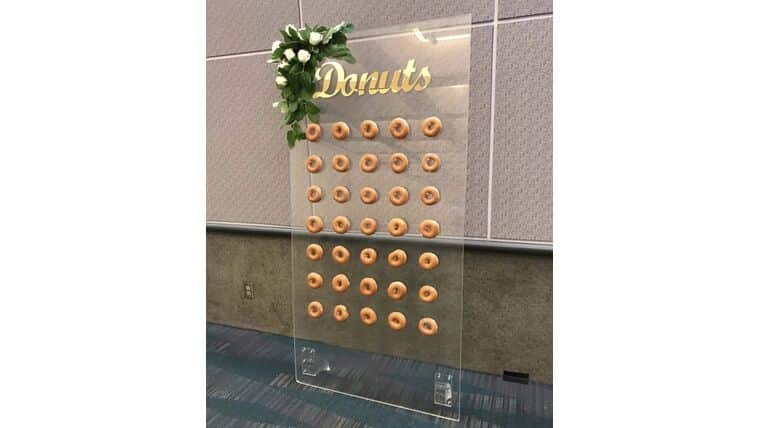 8′ x 8′ Plexiglas Donut Wall | Rental