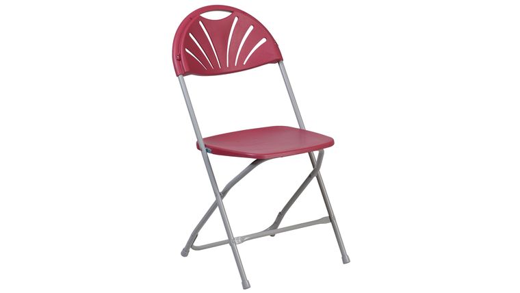 Fiesta Folding Chair – Burgundy | Rental