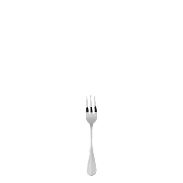 Fortessa D&V Stainless Steel Bastille Appetizer/Cake Fork 18/0 5.8″ (14.6cm) – Case of 12 – DVMETD664038 | Rental