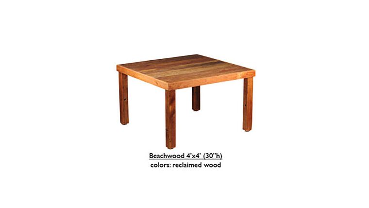 Farm Table | Beechwood | Chalkboard Table | 2′ x 4′ x 30″h | Rental