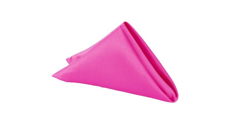 Lamour Satin Napkin 20″x20″ – Fuchsia | Rental