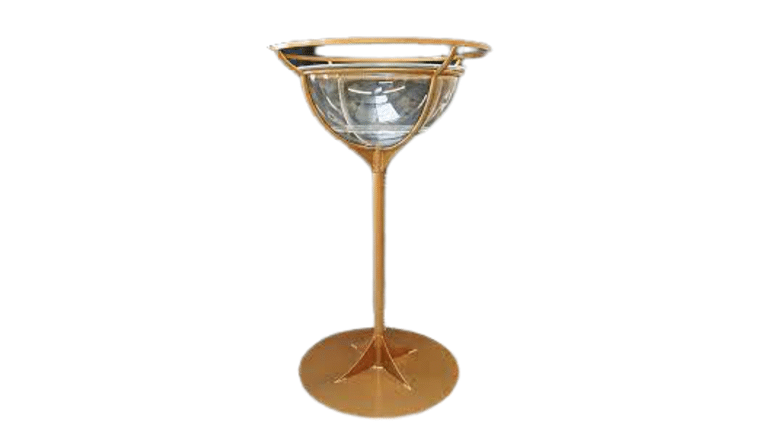 Giant Martini Glass Prop – 6.5′ – Gold | Rental