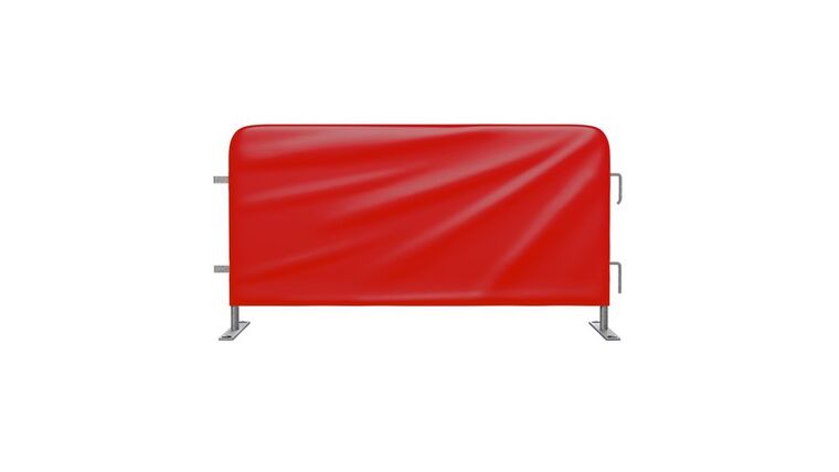 Heavy Duty Barricade Jacket Cover - Vinyl - Red