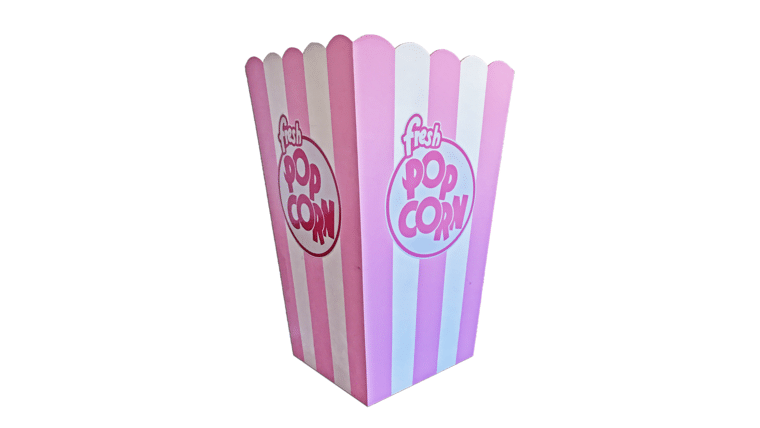 Giant Popcorn Box Prop | Rental