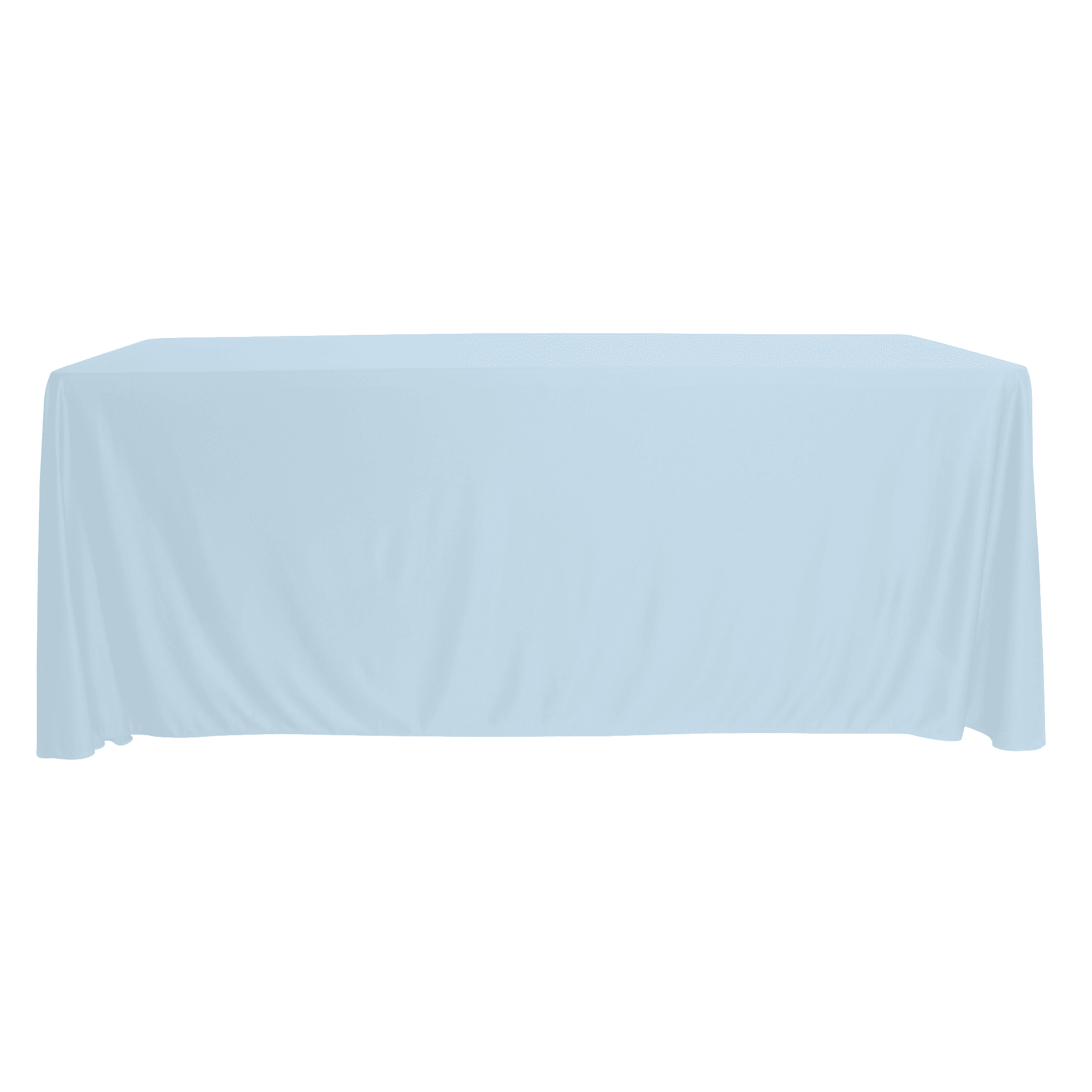 Scuba 90"x132" Rectangular Oblong Tablecloth - Dusty Blue